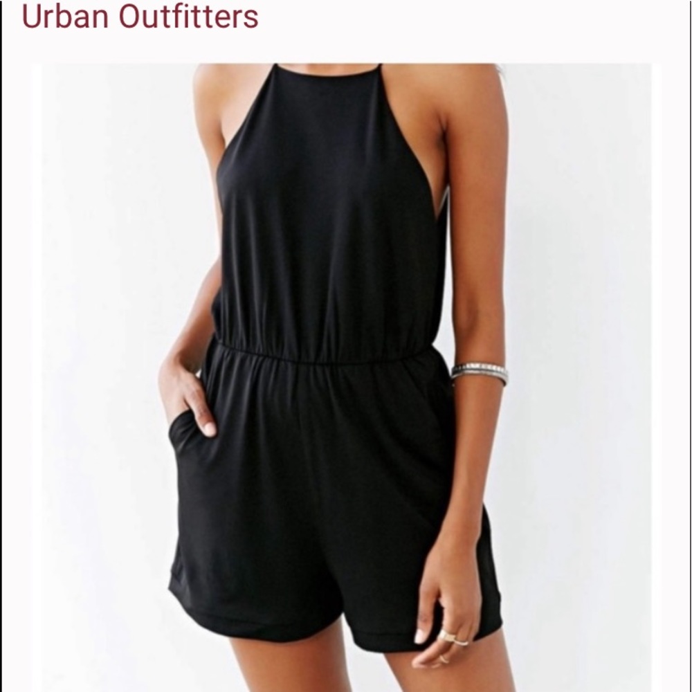 Urban Outfitters Women’s Chic Black Romper
